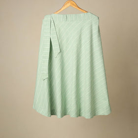 Blue - jhiri handloom cotton wrap around skirt 42