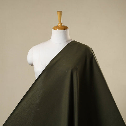 Green - jhiri pure handloom cotton fabric 12 - handcrafted
