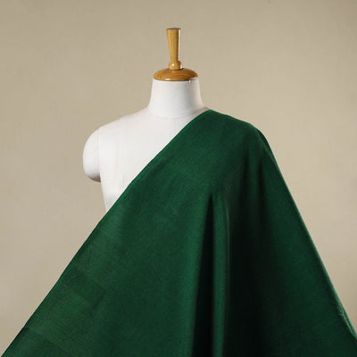 Green - jhiri pure handloom cotton fabric 15 - handcrafted