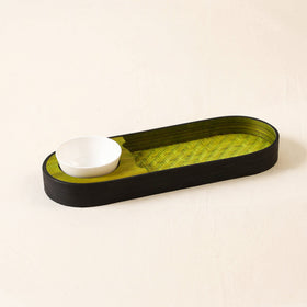  Green Kadam Haat Handmade Bamboo Chip & Dip