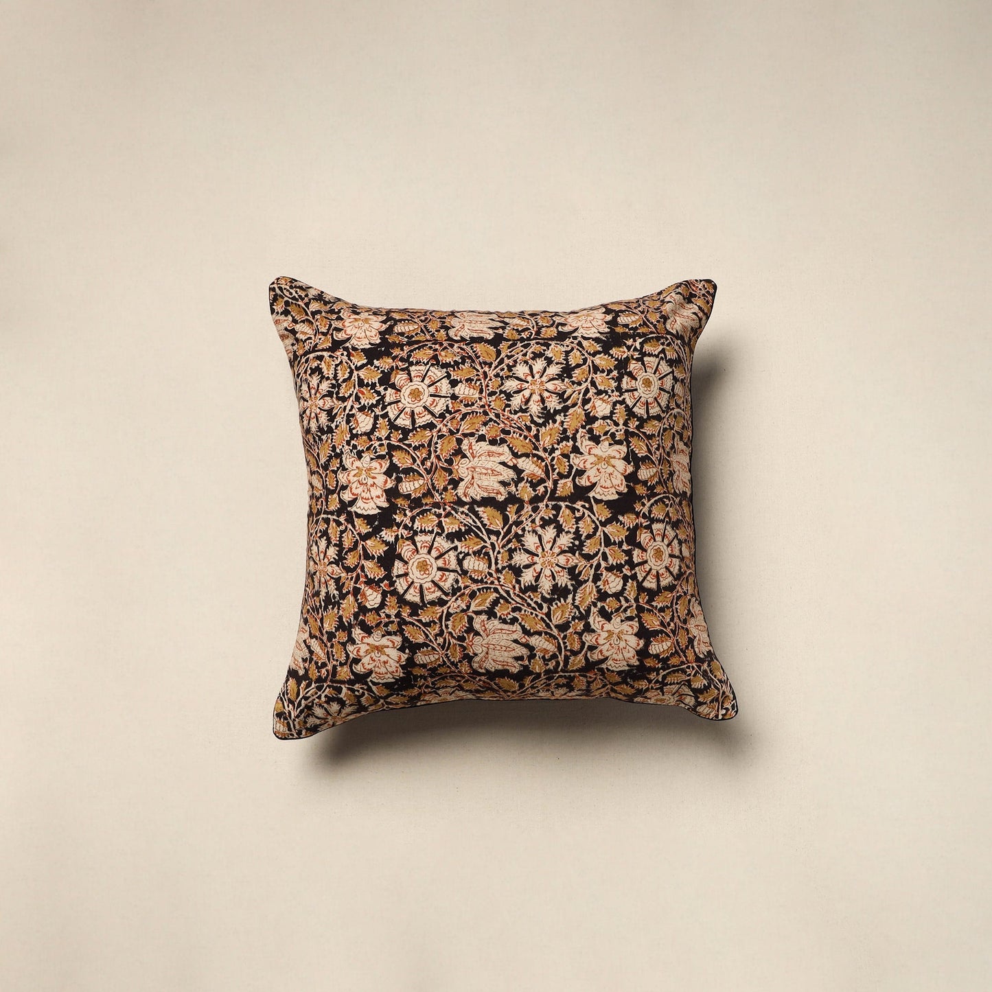 Kalamkari cotton cushion cover 47 - handcrafted