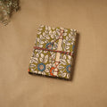 Kalamkari fabric cover handmade paper notebook with thread