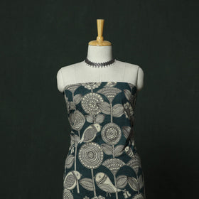 Kalamkari printed cotton 2pc unstitched dress material 09