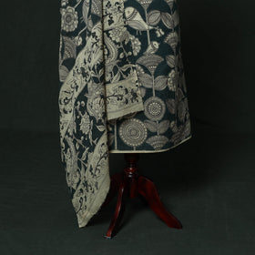 Kalamkari printed cotton 2pc unstitched dress material 09