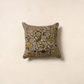 Green - kalamkari printed cotton cushion cover 119