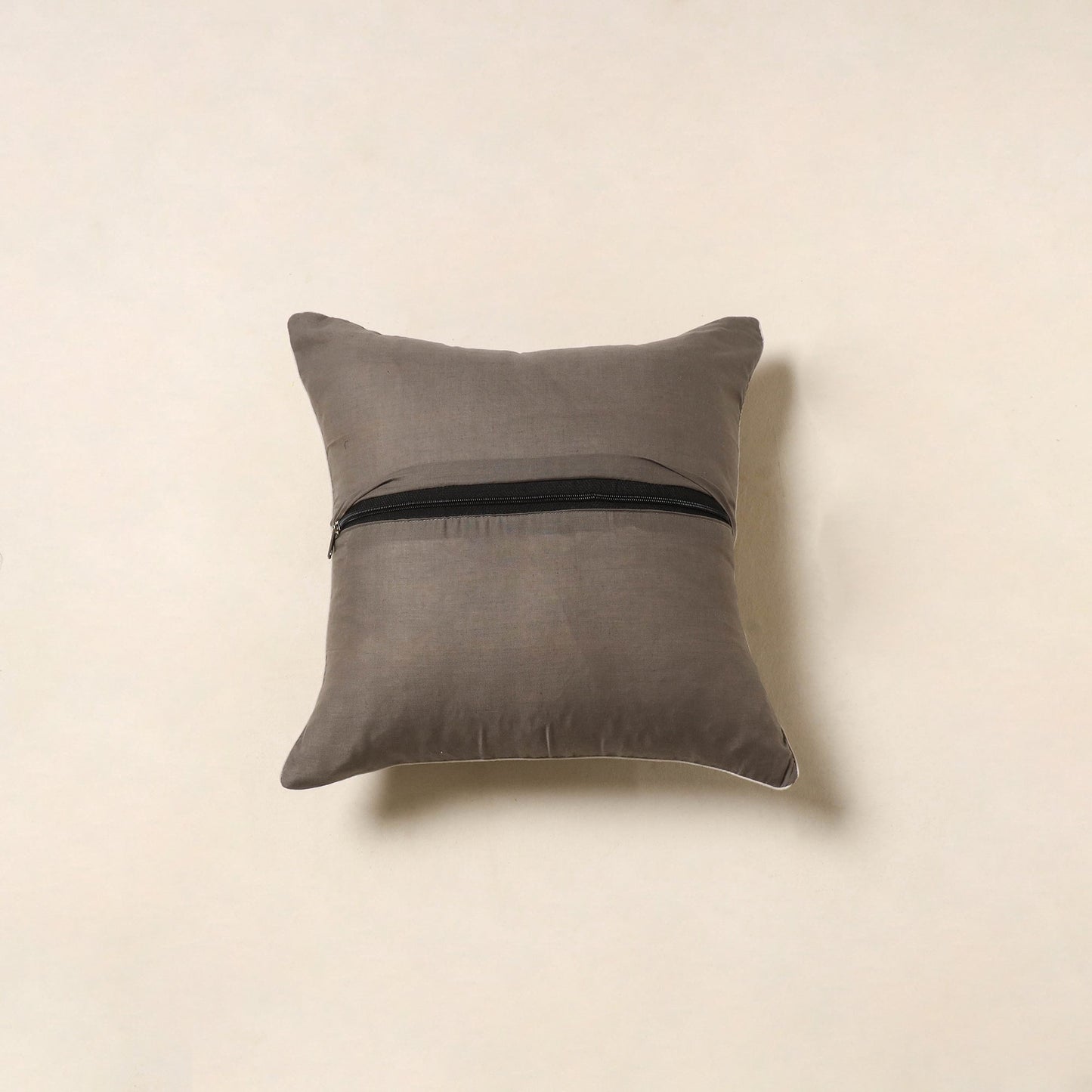 Green - kalamkari printed cotton cushion cover 120