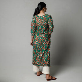  Kalamkari Printed Cotton Kurta For Women