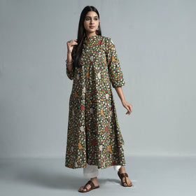  Kalamkari Printed Cotton Kurta For Women
