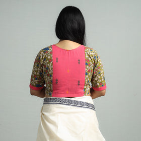 Buy Kalamkari Printed Cotton Stitched Blouse 
