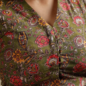 Buy Kalamkari Printed Cotton Stitched Blouse 