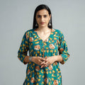  Kalamkari Printed Cotton Straight Kurta For Women