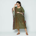 Buy Kanchipuram Checks Cotton Kaftan with Tie-Up Waist (Medium) Online at iTokri.com