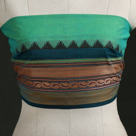 Kanchipuram cotton blouse piece 08 - handcrafted