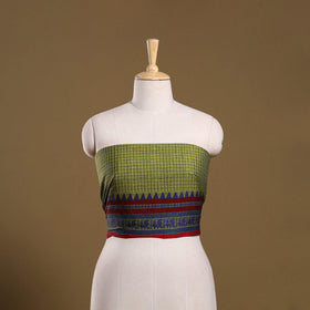 Kanchipuram cotton blouse piece 54 - handcrafted