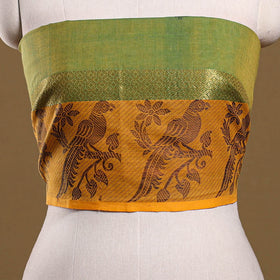 Kanchipuram cotton blouse piece 60 - handcrafted