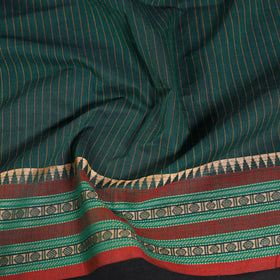 Kanchipuram cotton blouse piece 74 - handcrafted