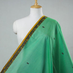 Buy Kanchipuram Cotton Buti Fabric with Thread Border Online at iTokri.com