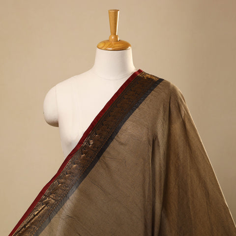  Kanchipuram Cotton Fabric with Zari Border 04 