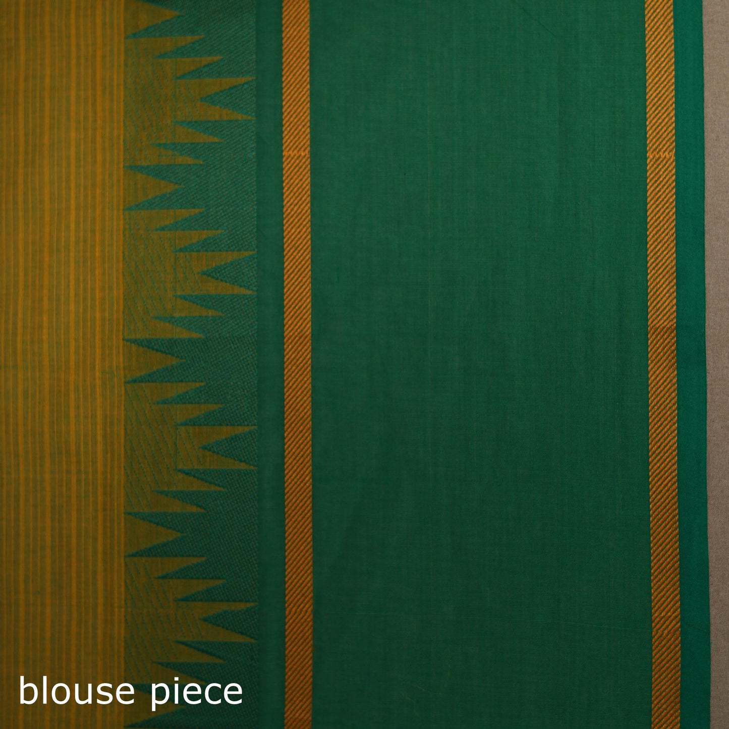 Green - kandangi buti chettinad cotton saree with border 20