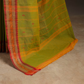 Green - kandangi buti chettinad cotton saree with border 27
