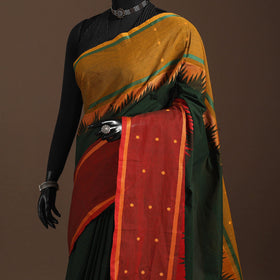 Green - kandangi buti chettinad cotton saree with border 44