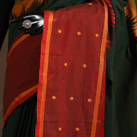 Green - kandangi buti chettinad cotton saree with border 44