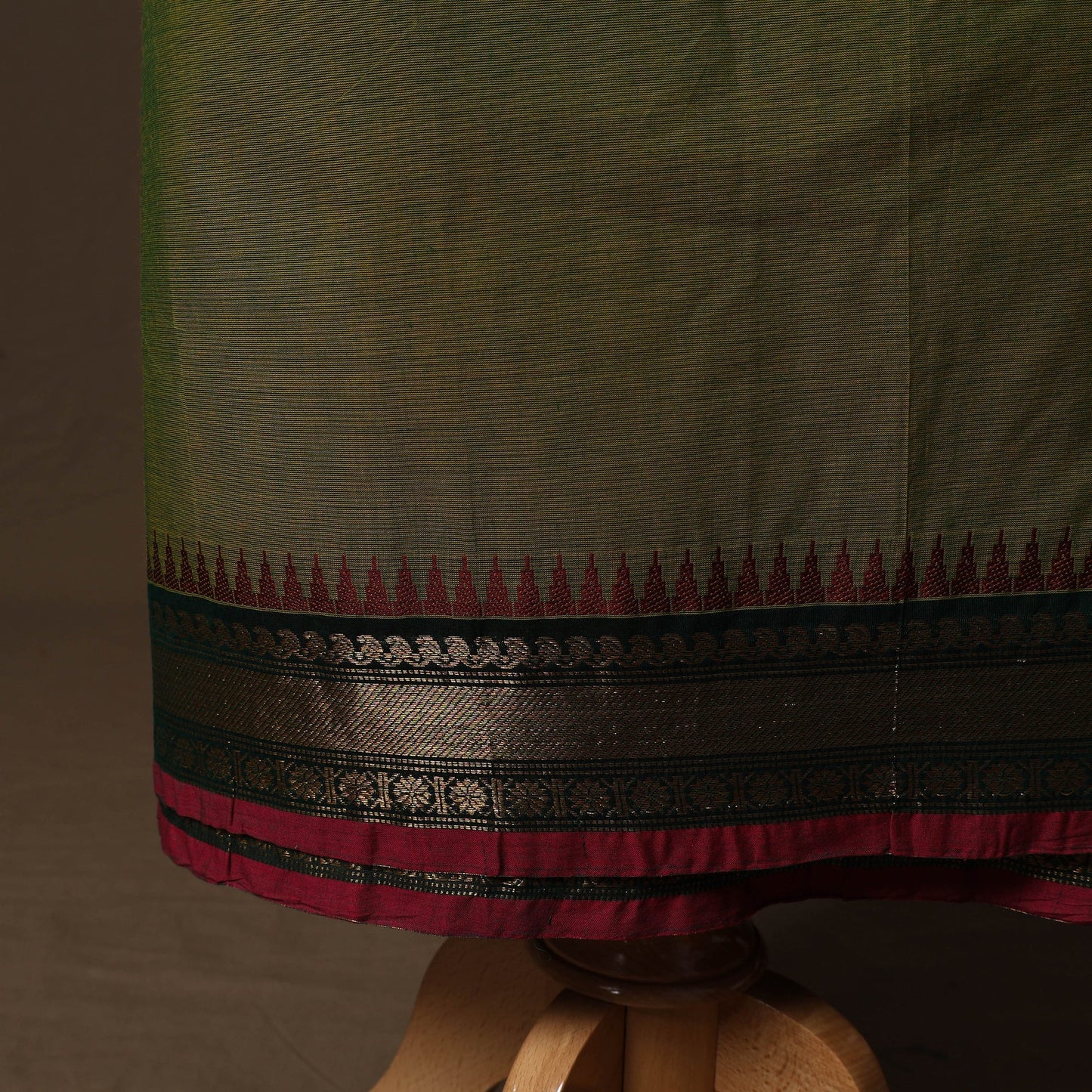 Kandangi chettinad cotton 2pc unstitched dress material 08