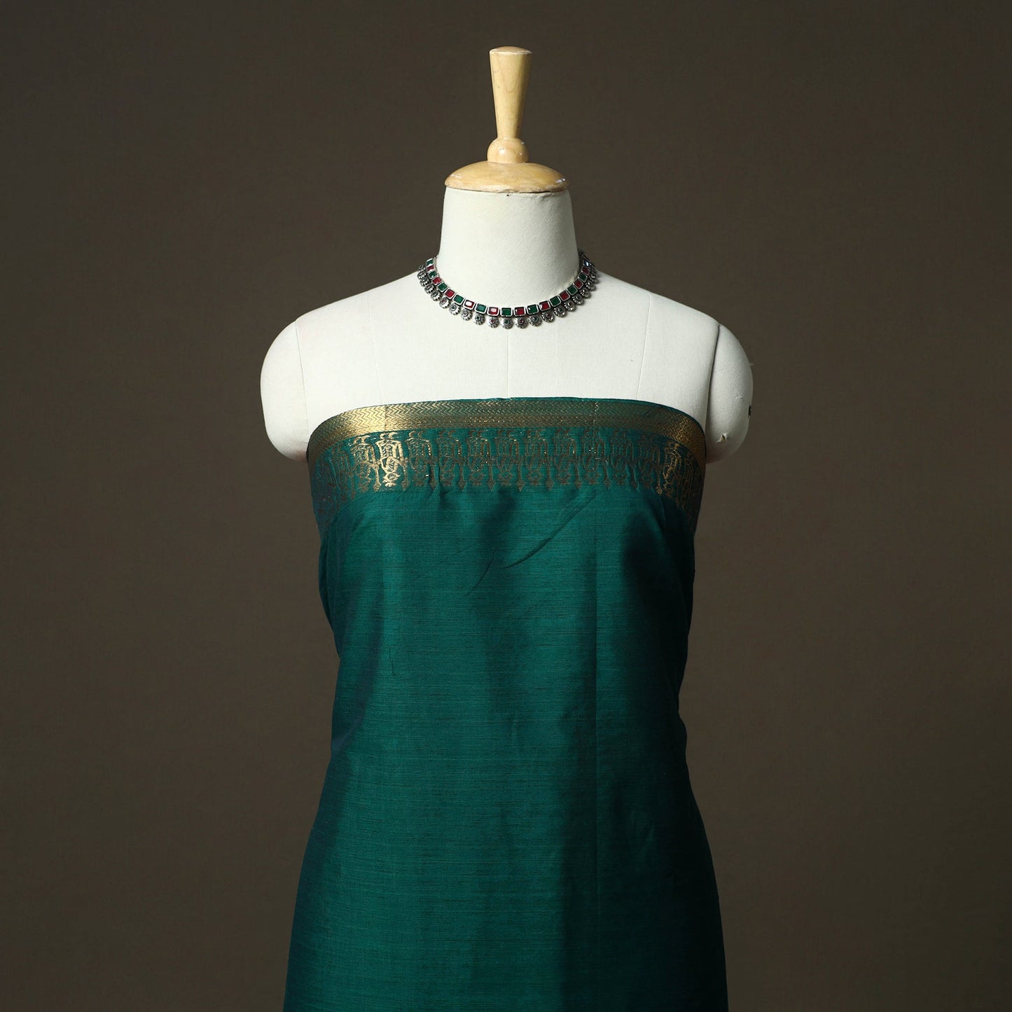 Kandangi chettinad cotton 2pc unstitched dress material 08