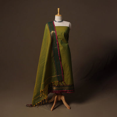 Kandangi chettinad cotton 2pc unstitched dress material 08