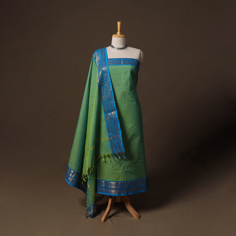 Kandangi chettinad cotton 2pc unstitched dress material 12
