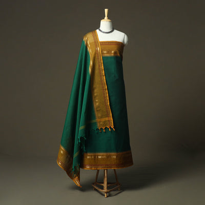 Kandangi chettinad cotton 2pc unstitched dress material 13
