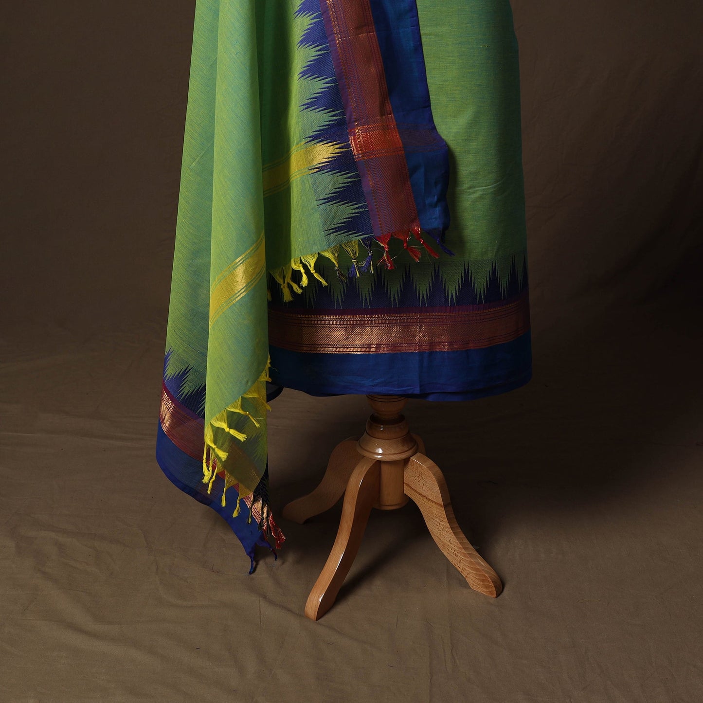 Kandangi chettinad cotton 2pc unstitched dress material 15