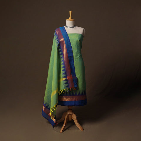 Kandangi chettinad cotton 2pc unstitched dress material 15