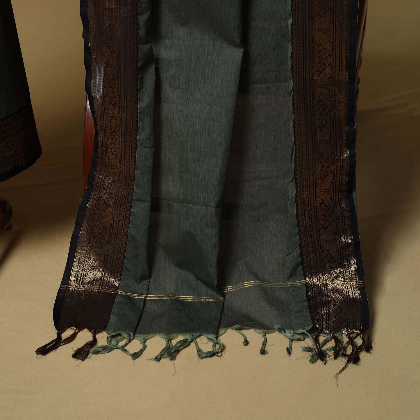 Kandangi chettinad cotton 2pc unstitched dress material 24