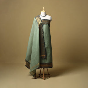 Kandangi chettinad cotton 2pc unstitched dress material 32