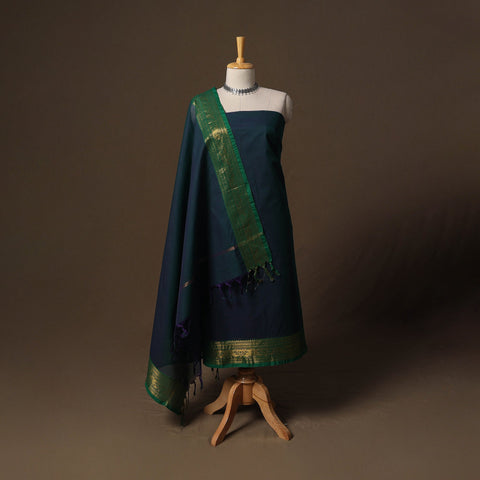 Kandangi chettinad cotton 2pc unstitched dress material 44