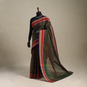 Green - kandangi chettinad cotton saree with border 21