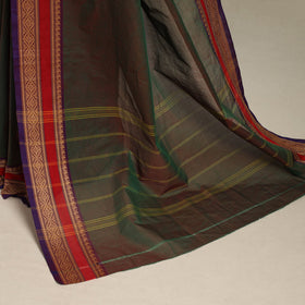 Green - kandangi chettinad cotton saree with border 21