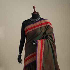 Green - kandangi chettinad cotton saree with border 21