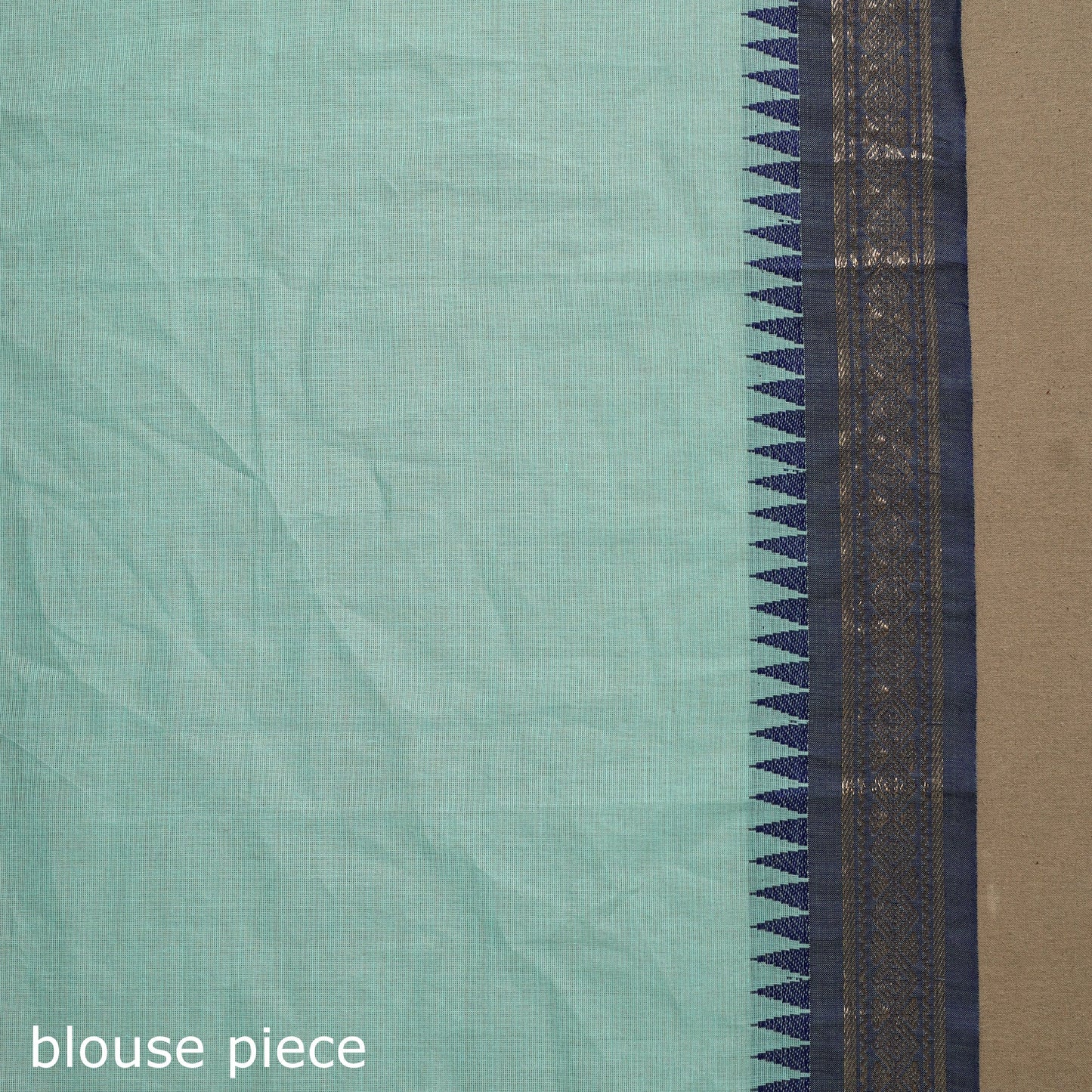 Green Kandangi Chettinad Cotton Saree with Border