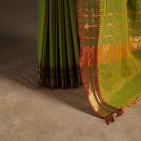 Green - kandangi chettinad cotton saree with border 75