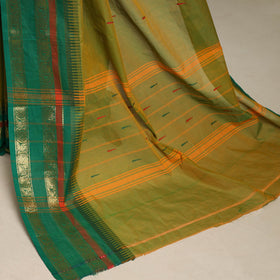 Green - kandangi thread buti chettinad cotton saree