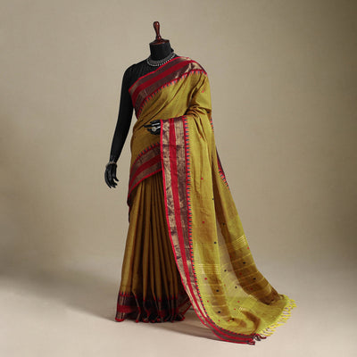 Green - kandangi thread buti chettinad cotton saree