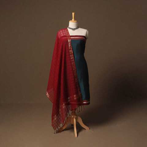Karnataka khun mercerised cotton 3pc unstitched dress