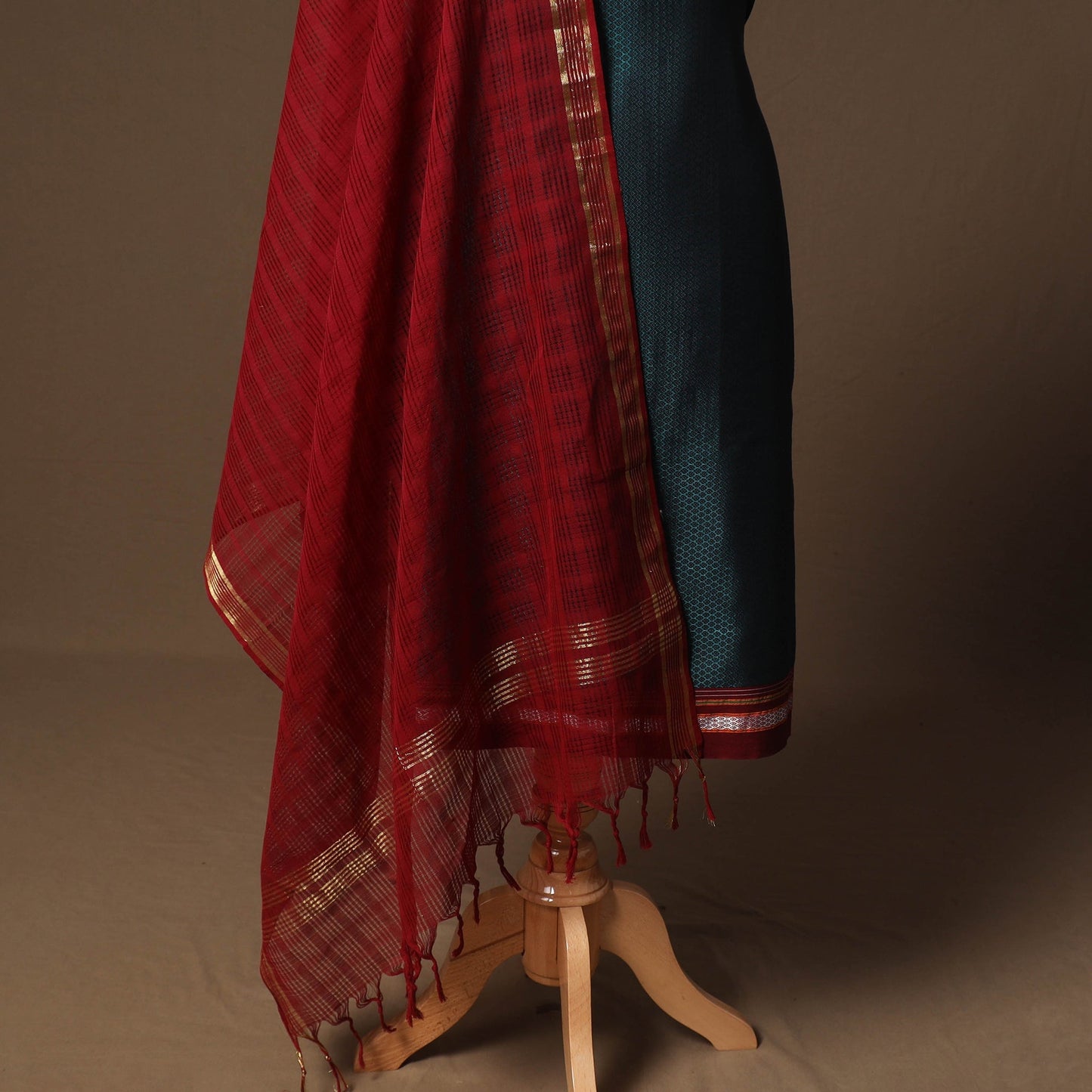Karnataka khun mercerised cotton 3pc unstitched dress