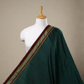 Green - karnataka weave cotton khun fabric 07 - handcrafted
