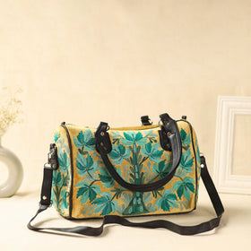  Green Kashmiri Crewel Hand Embroidery Handbag
