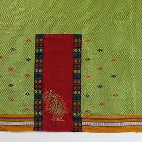 Buy Kasuti Embroidery Unstitched Khun Silk Cotton Blouse Piece 