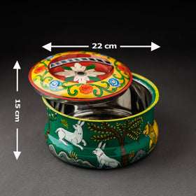  Kavad Handpainted Stainless Steel Casserole 