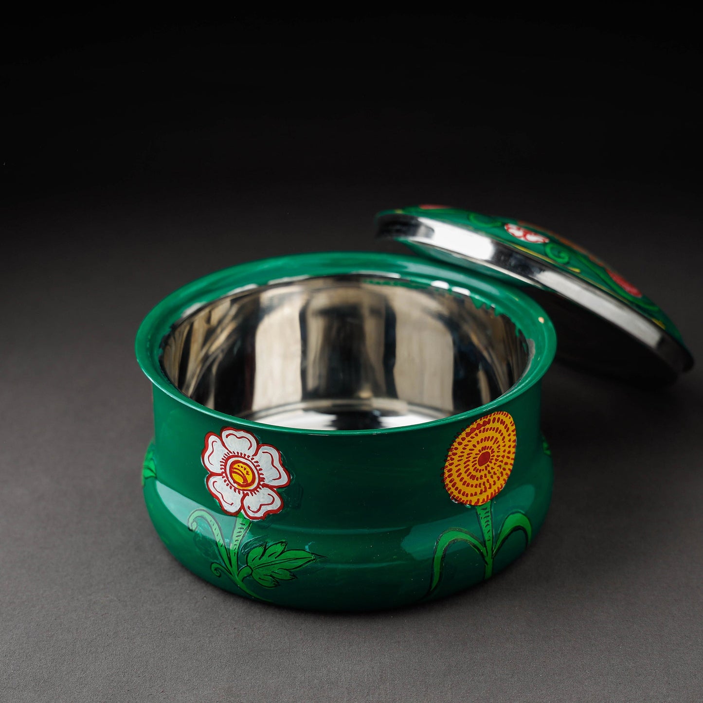  Kavad Handpainted Stainless Steel Casserole 